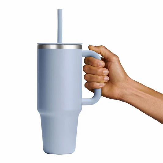 40 oz Travel Tumbler Blue color