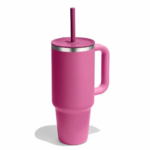 40 oz Travel Tumbler Pink color - Image 2